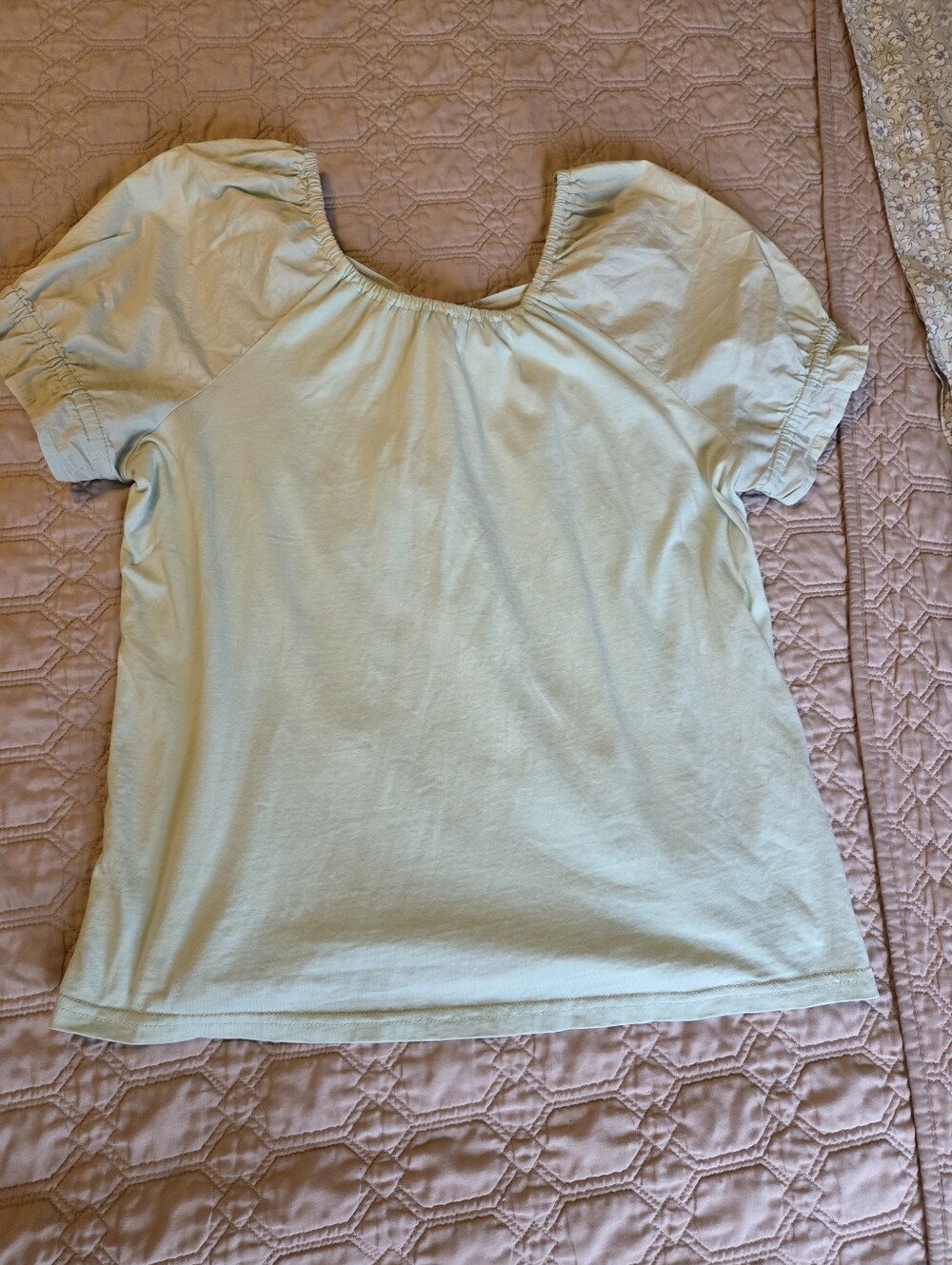 J Crew Raglan Sleeve Mint Shirt Small